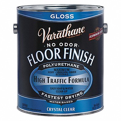 VARATHANE 230031 Floor Finish Crystal Clear Gloss 1 gal.