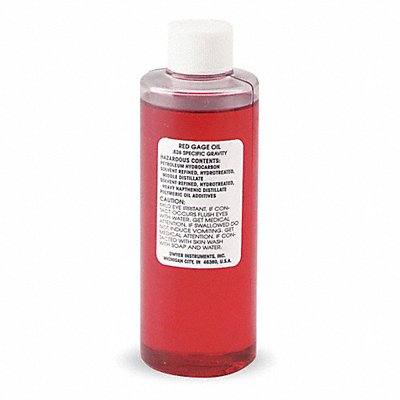 DWYER A102 Manometer Gauge Liquid Red 4oz