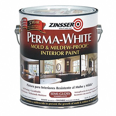ZINSSER 2761 Latex Acryl Interior White Semi Gloss 1gal