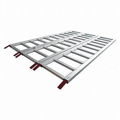 GRAINGER 1TFZ3 Aluminum Truck and Van Ramp Folding