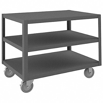 DURHAM MFG HMT2436395 Mobile Table 3 Shelves