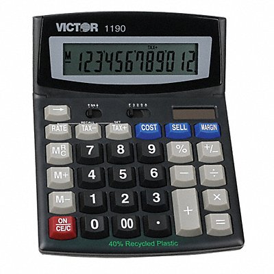 VICTOR 1190 Finance Portable Calculator LCD 12 Digit