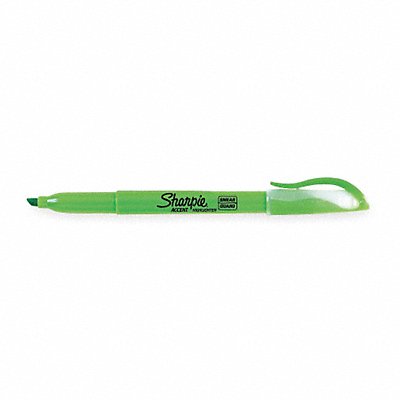 SHARPIE 27026 Highlighter Pocket Green PK12