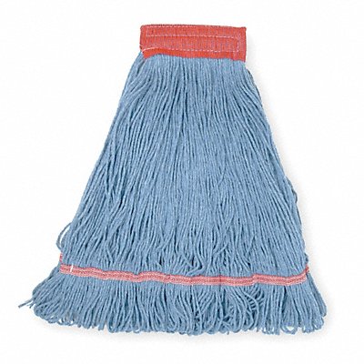 TOUGH GUY 1TYX9 Wet Mop Blue Rayon