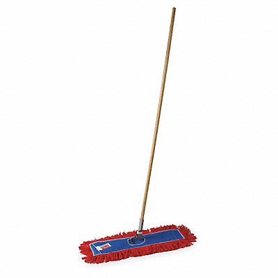 TOUGH GUY 56FJ79 Dust Mop Kit 24 in W Blue/Red