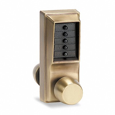 KABA 10110541 Push Button Lock Entry Antique Brass