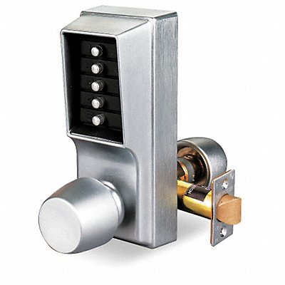 KABA 101126D41 Push Button Lock Entry Satin Chrome