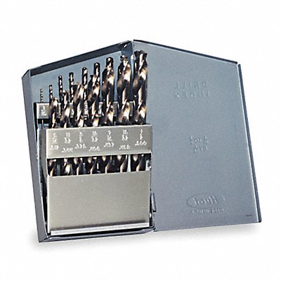 CHICAGO-LATROBE 57852 Jobber Drill Set 15 pc Cobalt