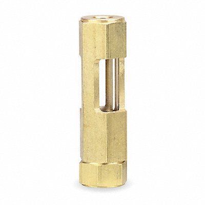 LDI INDUSTRIES F154 Flow Sight 4.62 in H Brass