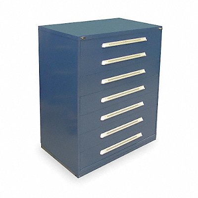 VIDMAR RP3545ALDB Modular Drawer Cabinet 59 x45 x28 Dark Blue 7Drwr