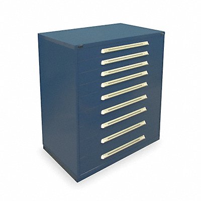 VIDMAR RP3546ALDB Modular Drawer Cabinet 59 x45 x28 Dark Blue 9Drwr