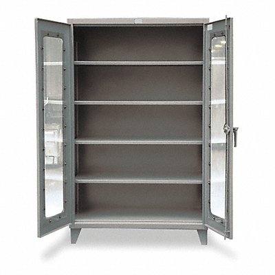 STRONG HOLD 46LD244 Storage Cabinet 78 x48 x24 DrkGry 4Shlv