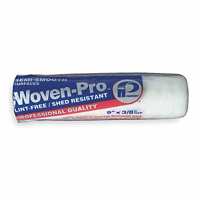 PREMIER R942 Paint Roller Cover 9 L 3/8 Nap Woven