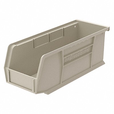 AKRO-MILS 30224STONE F8685 Hang and Stack Bin Stone Plastic 4 in