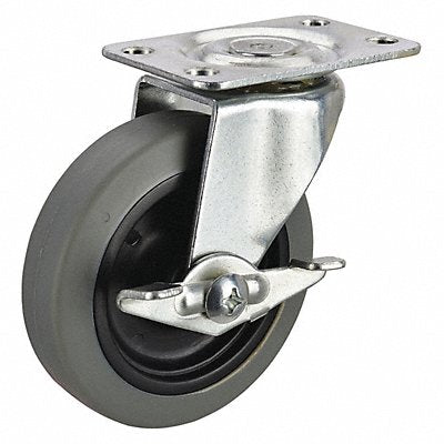 GRAINGER P5SRP030GPSB001 Standard Plate Castor Swivel 100 lb.