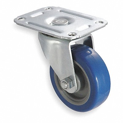 GRAINGER 1UHN5 Standard Plate Castor Swivel 145 lb.
