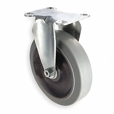 GRAINGER 1UHX7 Standard Plate Castor Rigid 200 lb.