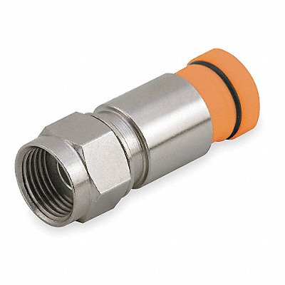 POWER FIRST 1UKD7 Coaxial Connector RG59 F Type PK50