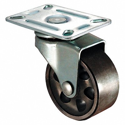 GRAINGER 1UKW8 Standard Plate Castor Swivel 250 lb.