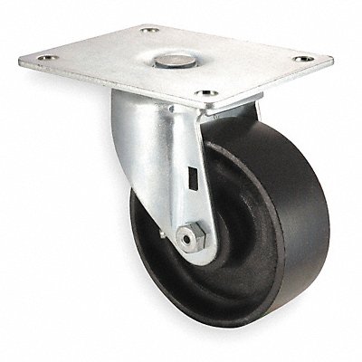 GRAINGER 1UKW9 Standard Plate Castor Swivel 450 lb.
