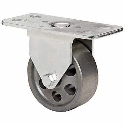 GRAINGER 1UKX9 Standard Plate Castor Rigid 250 lb.