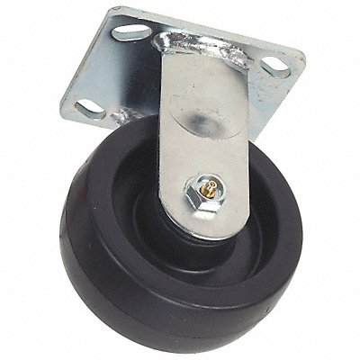 GRAINGER 1ULL5 Standard Plate Castor Rigid 900 lb.