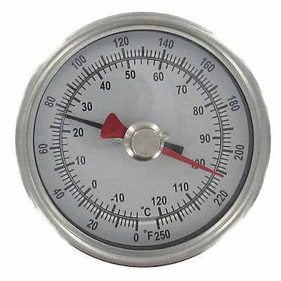 DWYER BTM3254D K3089 Bimetal Thermometer 3 In Dial -40 to 160F