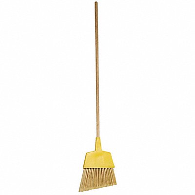 TOUGH GUY 1VAC4 Angle Broom 47 in Handle L 12 in Face