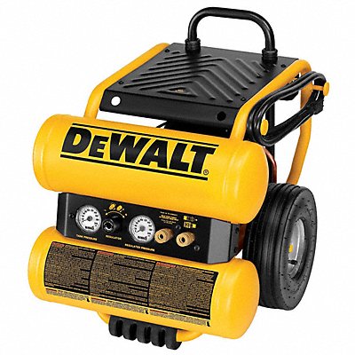 DEWALT D55154 Portable Air Compressor 4 gal Twin Stack