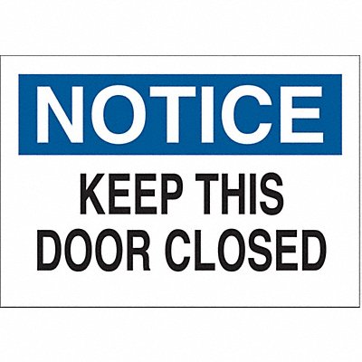 BRADY 87774 Sign 3 1/2 in x 5 in Polyester