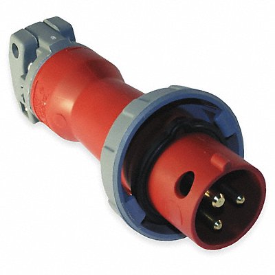 HUBBELL HBL330P7W IEC Pin and Sleeve Plug 30 A Red 2Pl