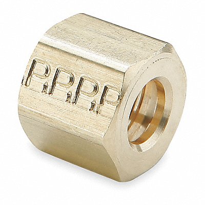 PARKER 61C3 Nut Brass Comp 3/16In PK10