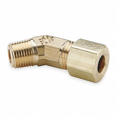 PARKER 179C44 Elbow 45 Brass CompxM 1/4In PK10