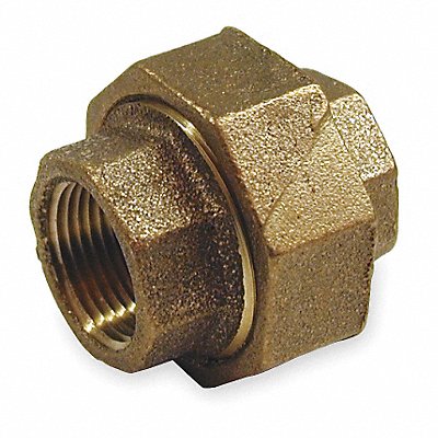 GRAINGER 1VFL8 Union Red Brass 3 in FNPT Class 125