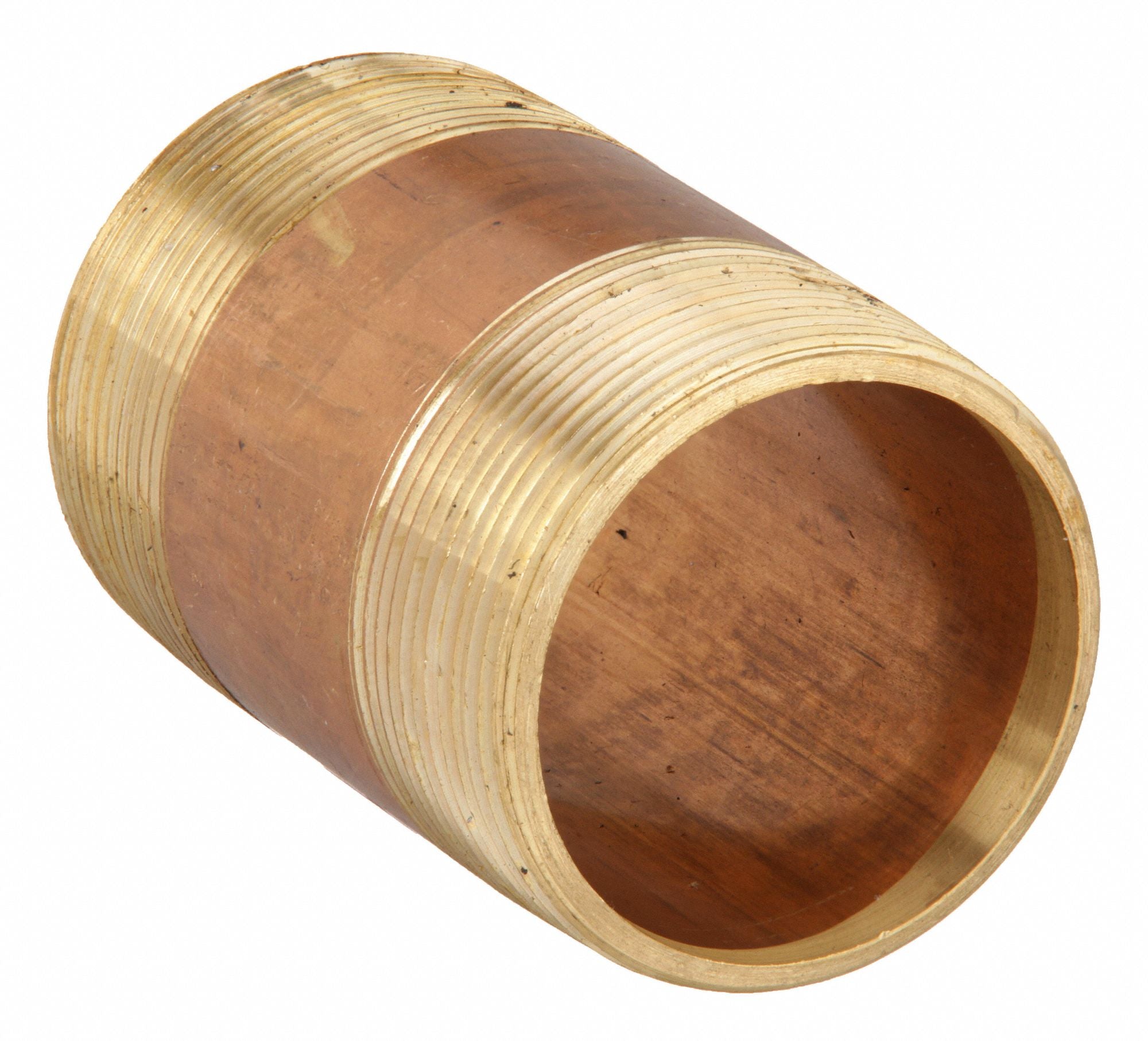 GRAINGER 469060 Nipple Red Brass 2 1/2 x 6 In Threaded