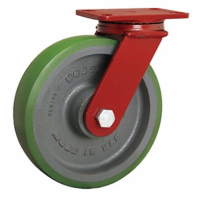 HAMILTON SFM10DB4SLFB Standard Plate Castor Swivel 2200 lb.