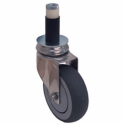 GRAINGER P14SRP050KSX3 Threaded Stem Castor for Shopping Carts