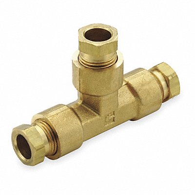PARKER 164HD4 Union Tee Brass Comp 1/4In PK10