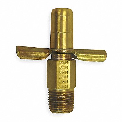 WEATHERHEAD 6783 Drain Cock Brass MNPT 1/8 In