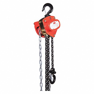 DAYTON 1VW53 Manual Chain Hoist 1000 lb Lift 20 ft.
