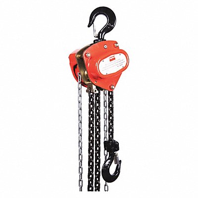 DAYTON 1VW60 Manual Chain Hoist 4000 lb Lift 20 ft.