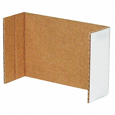 PACKAGING CORPORATION OF AMERICA 1W864 Corrugated Shelf Bin Dvdr 6 in100 PK100