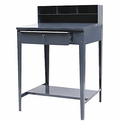 GRAINGER 1W907 Open 53 x34.5 x30 Grey NonMbl