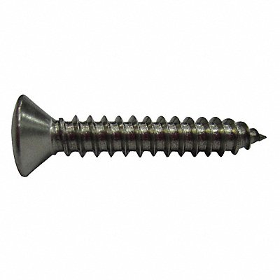 GRAINGER U516900160100 Sheet Metal Screw Oval Plain 1L #8 PK100