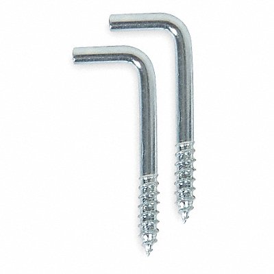 GRAINGER 1WBL6 Single Point Hook Zinc 1 3/16 L PK20