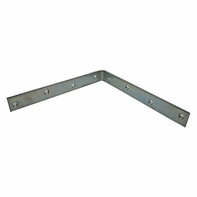 GRAINGER 1WDD8 Corner Brace Steel 1 1/4 Wx10 In L