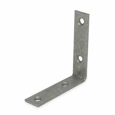 GRAINGER 1WDE3 Corner Brace Steel 19/32Wx2 1/2 InL PK2