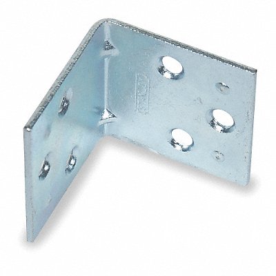 GRAINGER 1WDF1 Corner Brace Steel 1 1/2 Wx1 1/2 In L