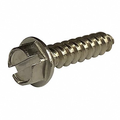 GRAINGER 1WE37 Screw Size #6 18-8SS 3/4 L PK100