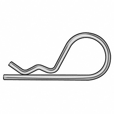 GRAINGER 3DYT2 Cotter Pin 5/64 in dia 1.625 in L PK25